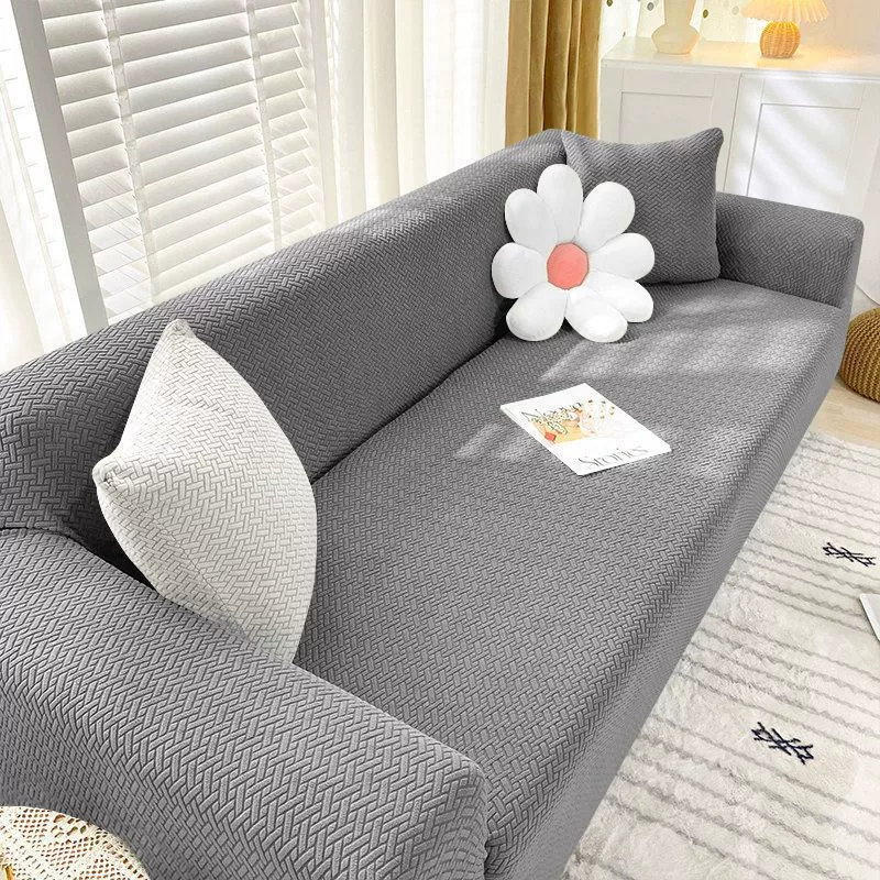 Sofa Cover Elastic Universal, Thickened Stretch Slipcover, Simple Elegant Design, Multi Sizes
