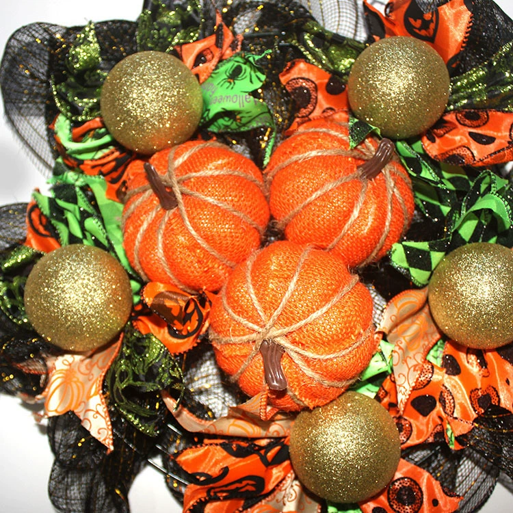 Atmospheric decorations with bow, 2022, halloween
