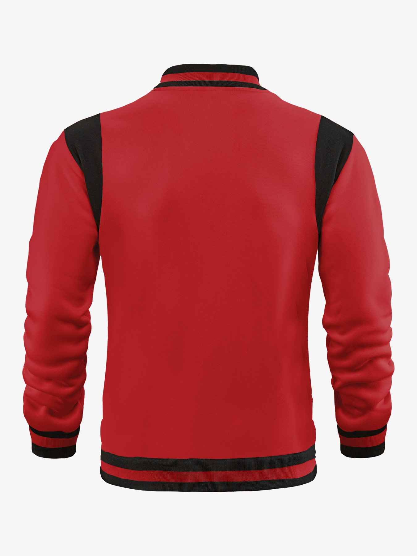 Herren Fleecejacke Mit Patchwork Im Lässigen Sportstil_voghion.com