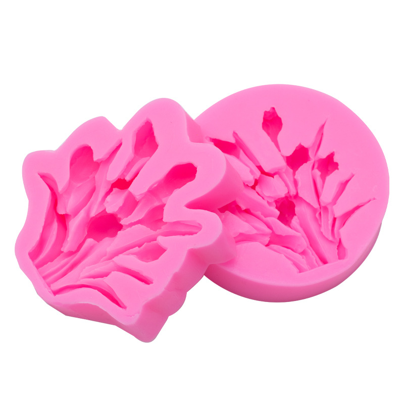 Tulipán flor molde de silicona coche aire acondicionado salida aromaterapia listado chocolate fondant cake decoración