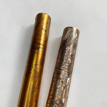 清明上河图壁纸3D背景墙饭店书房茶室客厅餐厅中式古典金箔墙纸