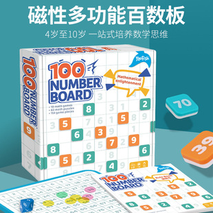 Yaofish磁力百数板蒙氏教育1-100数字加减法早教板数学益智玩具-阿里巴巴