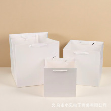 正方形礼品袋包装袋花店鲜花手提袋批发大号牛皮纸袋子现货礼物袋