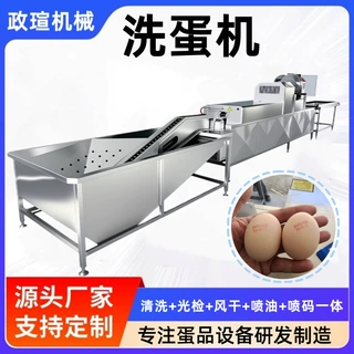鸡粪蛋清洗处理设备 鸡屎蛋清洗风干消毒保鲜一体机 全自动洗蛋机