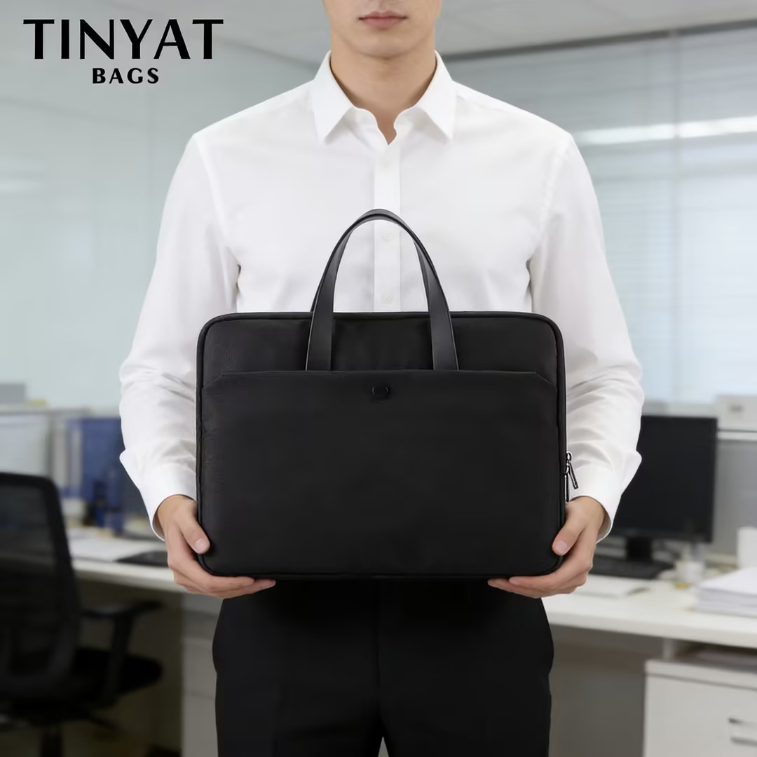 새로운 핸드백 휴대용 비즈니스 통근 서류 가방 맞춤형 단순 14inch 충격 흡수 노트북 가방 국경