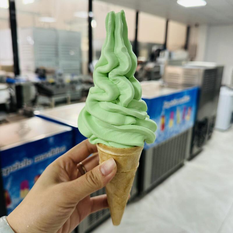 c commercial fruit ice cream mixer stainless steel automatic yogurt ice cream mixer with cleaning function