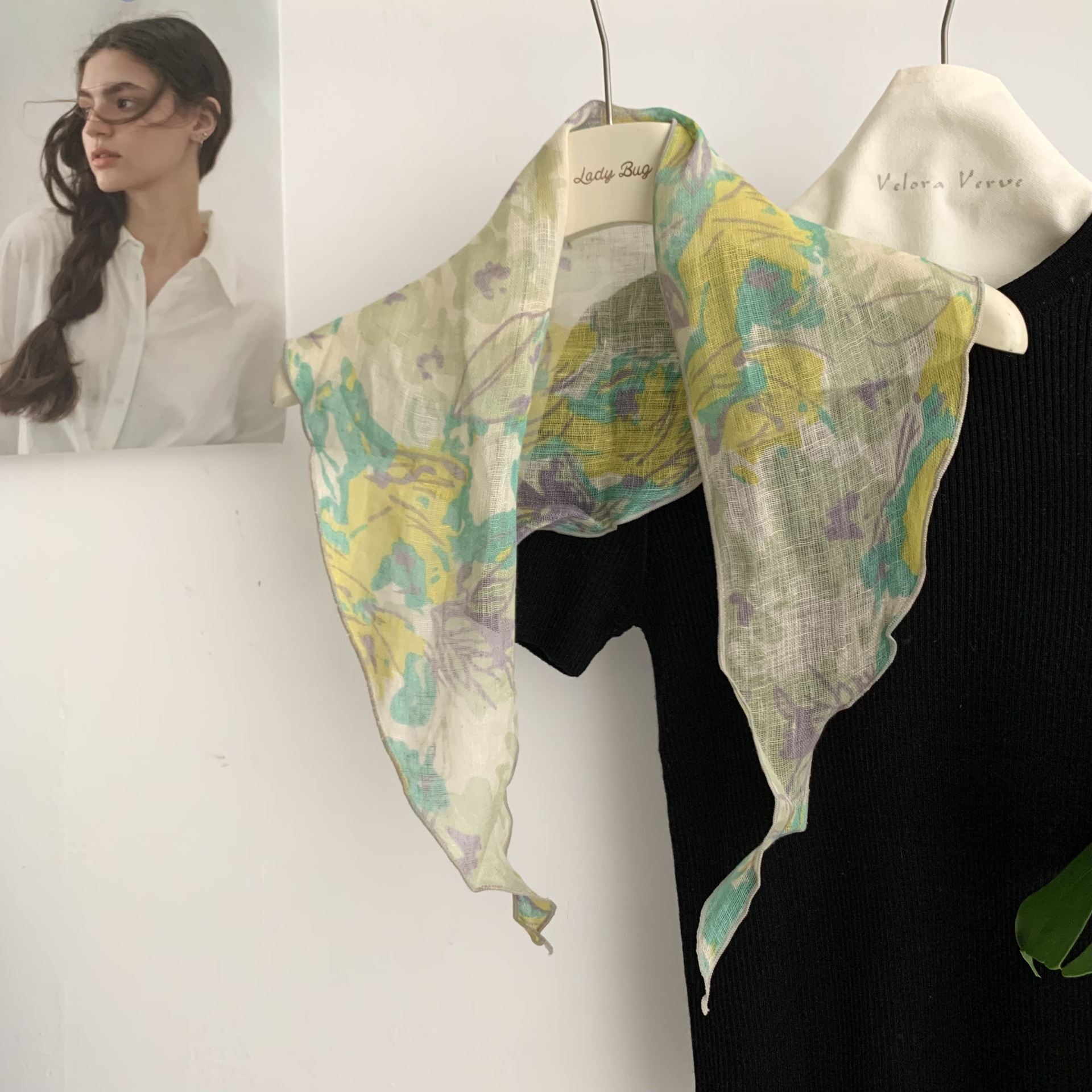 SKU- 21m 녹색 유화