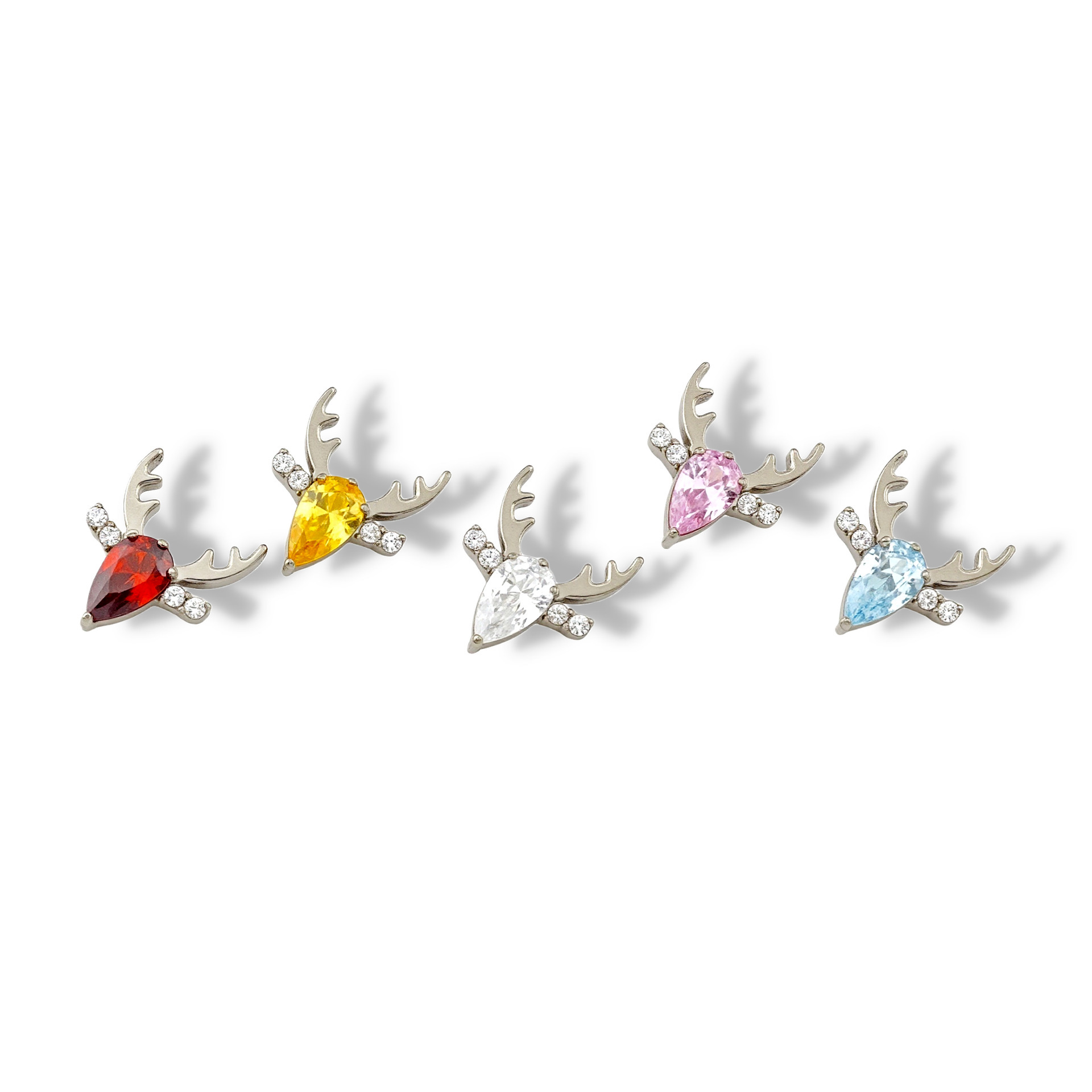 Pointed labret stud close-up product detail