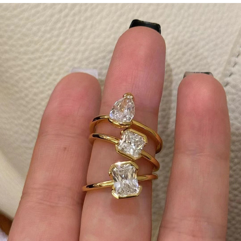 Vintage Moissanite Engagement Ring Designer Ring For Women_voghion.com