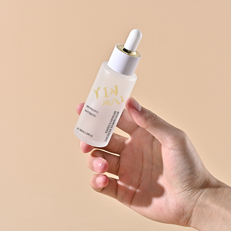 银脉专利20ml-100ml云顶圈平肩滴管瓶 精华原液玻璃瓶分装精油瓶|undefined