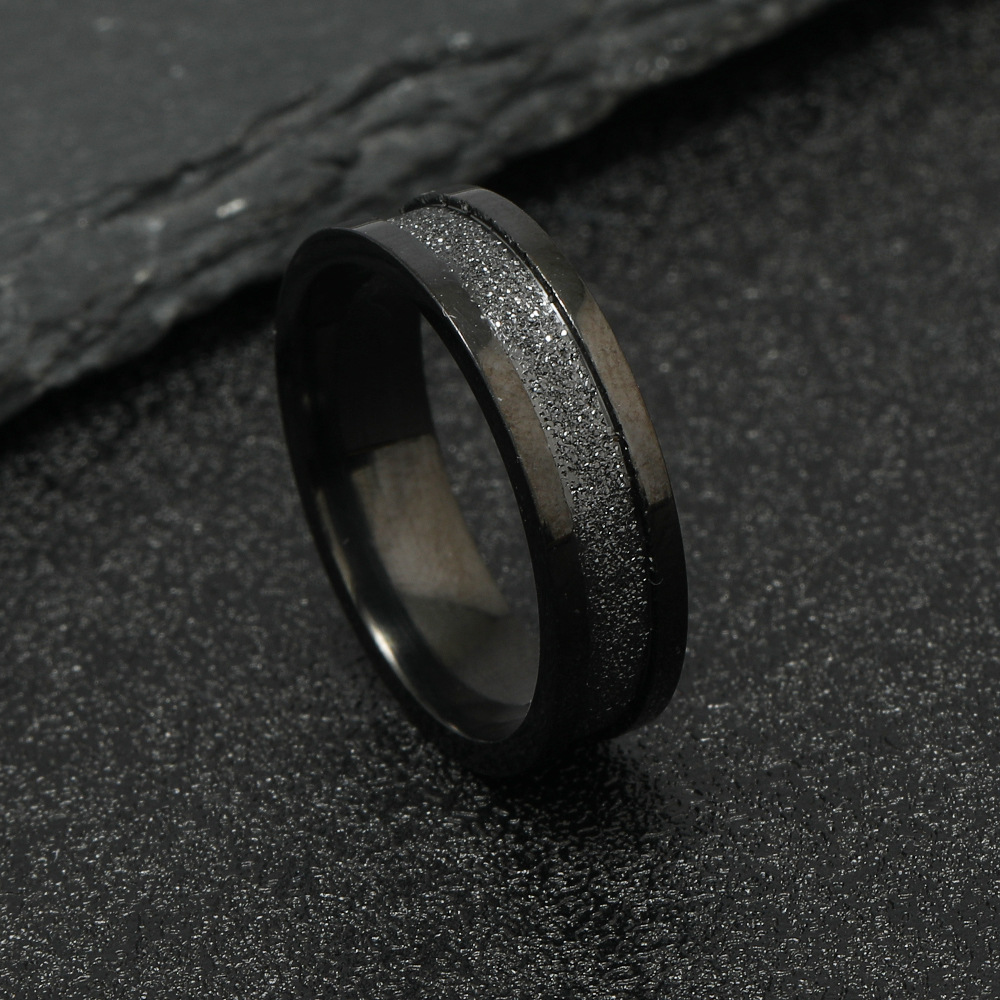 Simple Style Geometric Stainless Steel Plating Men's Rings display picture 6