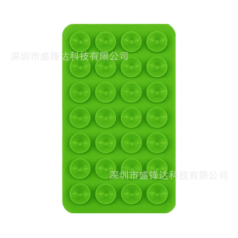 工厂批发硅胶吸盘支架 方形双面手机硅胶吸盘 28粒硅胶手机吸盘|undefined