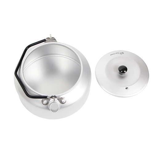 Outdoor camping kettle ultra-light aluminum portable camping kettle coffee pot travel retro tea kettle car cooker