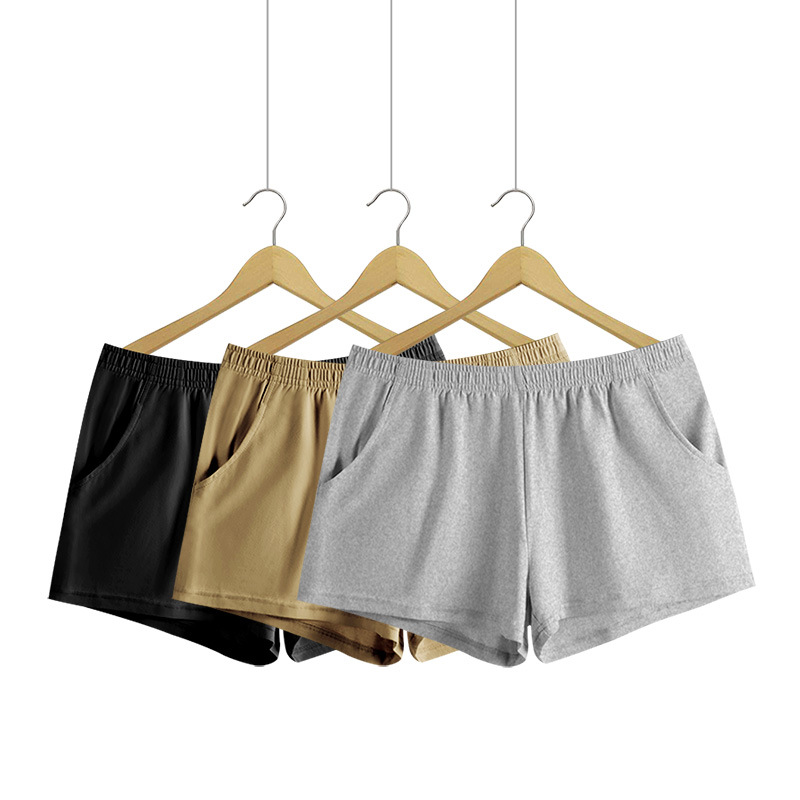 남자 속옷 Aro 바지 단색 면 포켓 홈 바지 스포츠 반바지 느슨한 플러스 사이즈 간단한 품질 파자마 바지