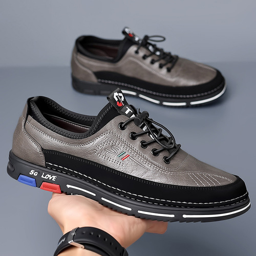 2024 New Handmade Casual Men's Shoes, Versatile Fashionable Leather Shoes, Men's Trendy Set of Foot Driving Shoes, Wholesale Dropshipping