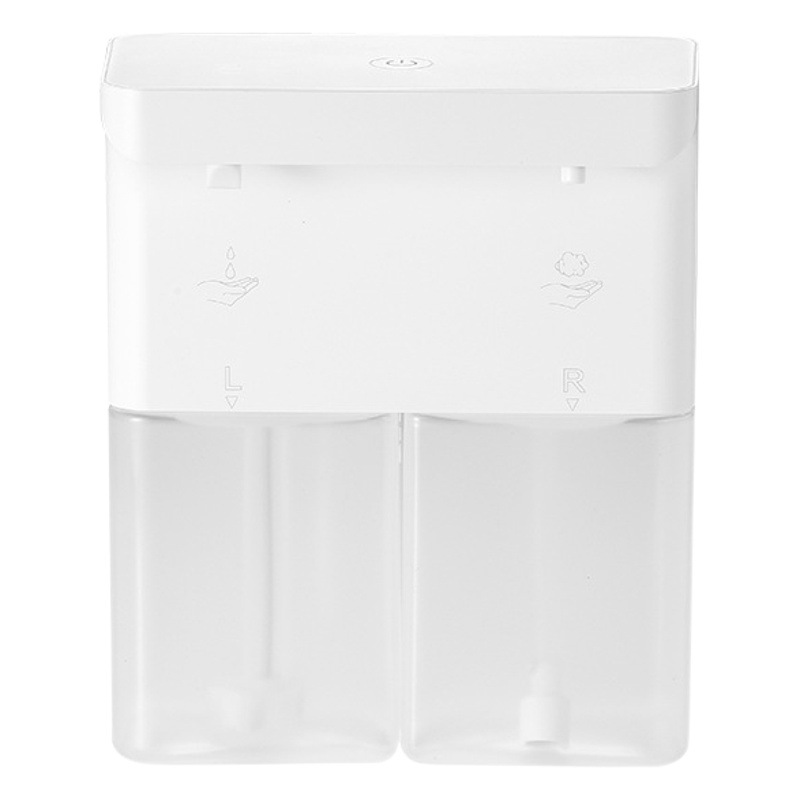 2024 Cross-Border Automatic Sensor Foam Hand Soap Dishwashing Liquid Machine Double-Head Wall-Mounted Adjustable Foaming Soap Dispenser