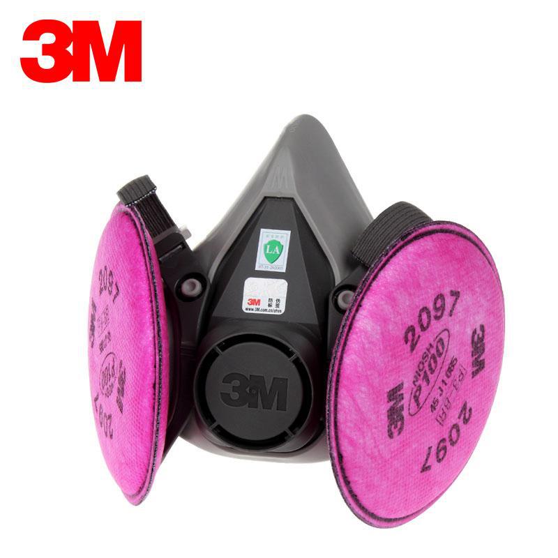 3M2091cn过滤棉P100活性炭有机蒸气除异味颗粒物电焊防油烟2091cn