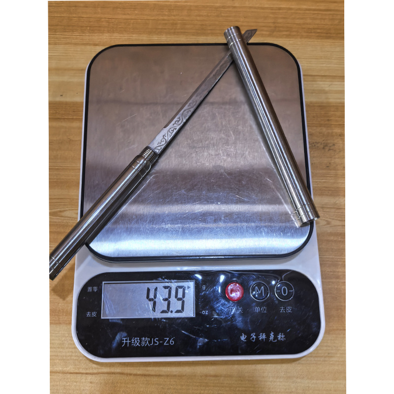 Tubercule mini cuchillo de acero inoxidable casero cuchillo de peeling de frutas camping cuchillo de té tipo palo portátil cuchillo recto creativo