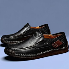 I 93364 Hand Stitched Slip On Loafers �ֹ������ָ�Ь �羳ר