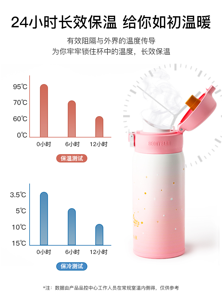 O1十二星座保温杯大成人 男女学生儿童直饮杯子