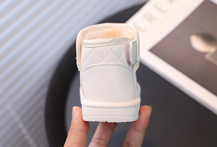 Baby Snow Boots For Warm Winter Walks, Thick Plush Cotton Lining_voghion.com