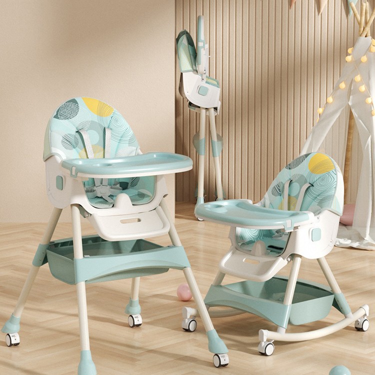 Silla de comedor para bebés multifuncional ajustable silla de comedor para bebés mesa de comedor silla portátil reclinable doméstica