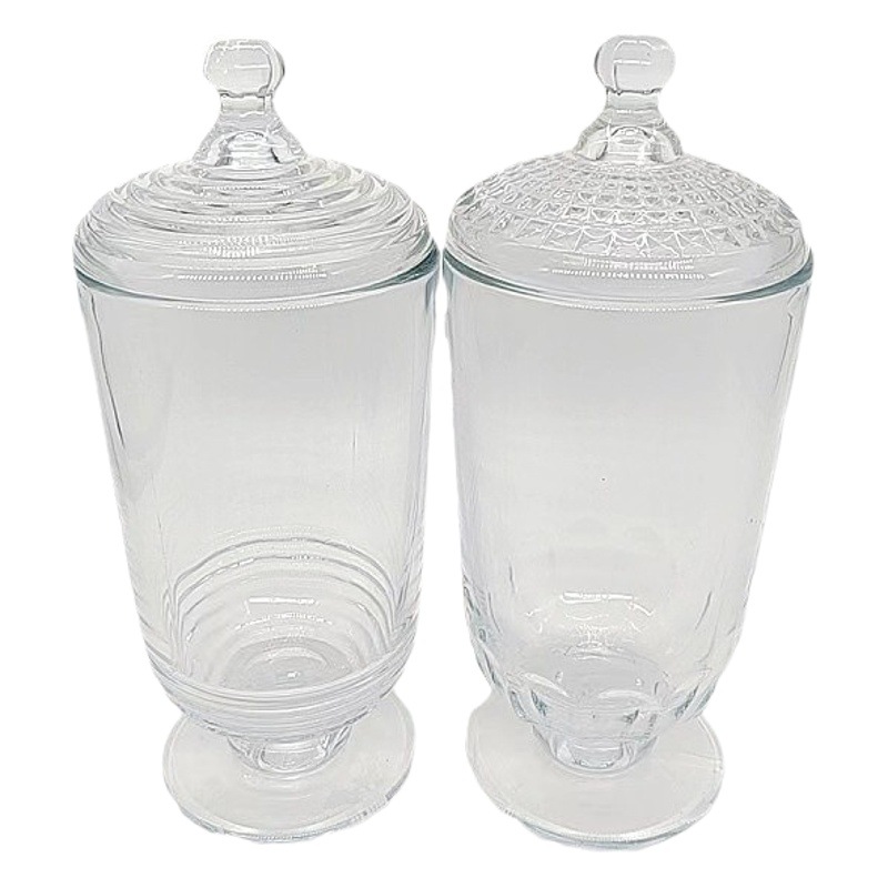 Large Saudi Glass Jar for Dried Fruits, Peanuts, Snacks, Candies, Wedding Decoration, Living Room Decoration, Lemantu
