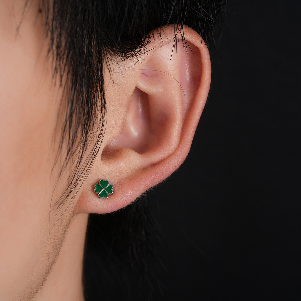 Minimalist Men's Stud Earrings In Stainless Steel For Daily Wear_voghion.com