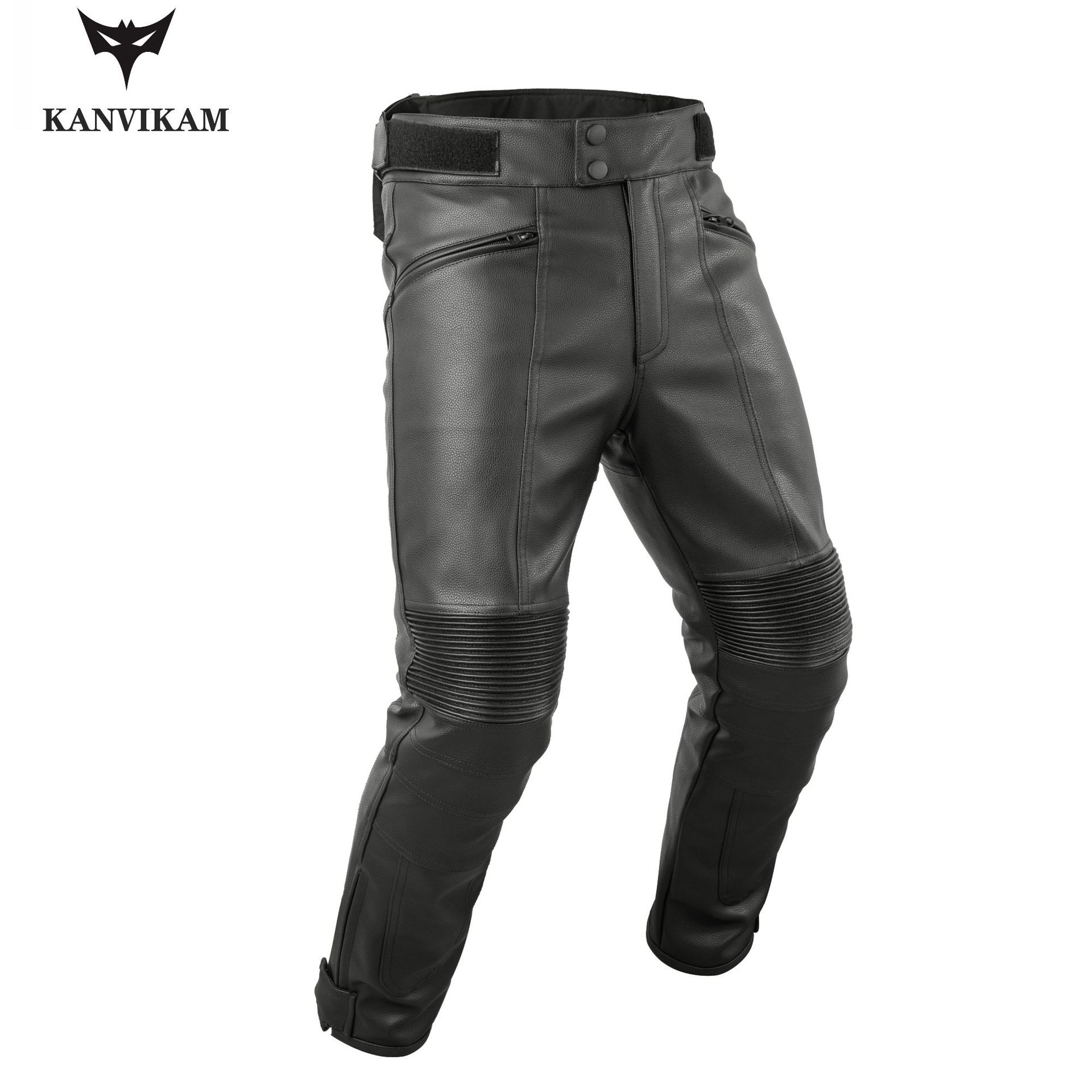Riding pantalones de cuero motocicleta viaje fuera de la carretera pantalones de cuero pantalones de la motocicleta Knight Racing Pantalones