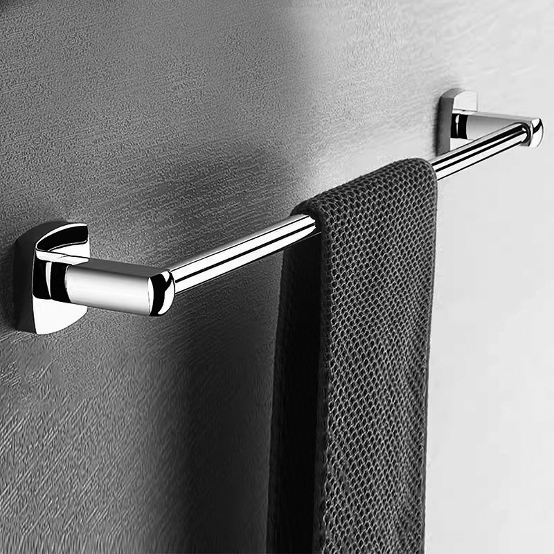 Light Luxury Chrome-Plated Copper Towel Rack, Bath Towel Rack, Bathroom Wall-Mounted Towel Bar, Storage Rack, Bathroom Hardware Accessory, Double Rod Light Luxury Chrome-Plated Copper Towel Rack, Bath Towel Rack, Bathroom Wall-Mounted Towel Bar, Storage Rack, Bathroom Hardware Accessory, Double Rod