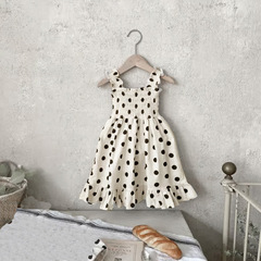 Girls dress summer little girl fashionable polka dot suspender princess dress summer dress baby girl baby dress summer style