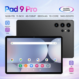 New Cross-Border Tablet Pad 9 Pro Smart Tablet 16+1t Source Manufacturer Wholesale Export Direct Supply