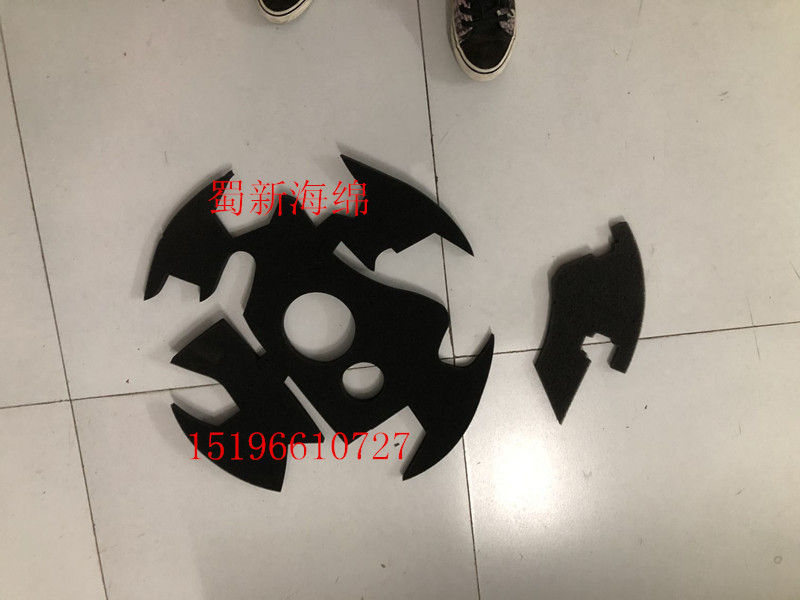 厂家供应黑色麻将机吸音隔音海绵/异形成型麻将机海绵