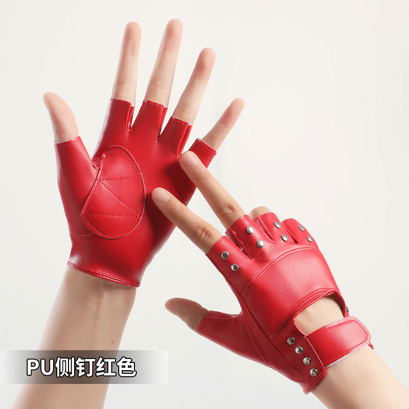 PU 사이드 네일 레드