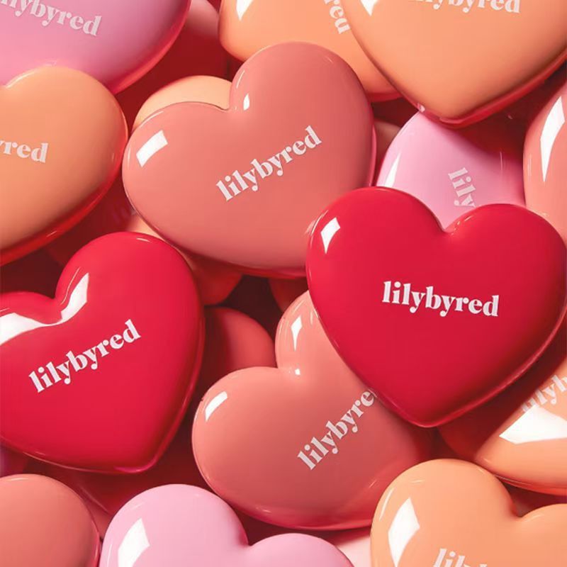 韩国Lilybyred爱心腮红可爱自然提亮元气少女单色02粉紫色|undefined