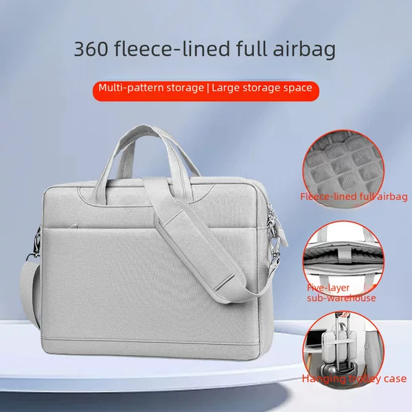 Business Men's and Women's 14 Air Bag 15.6-inch 17.3 Laptop Bag Crossbody Shoulder Bag Game Book Computer Bag Portable
