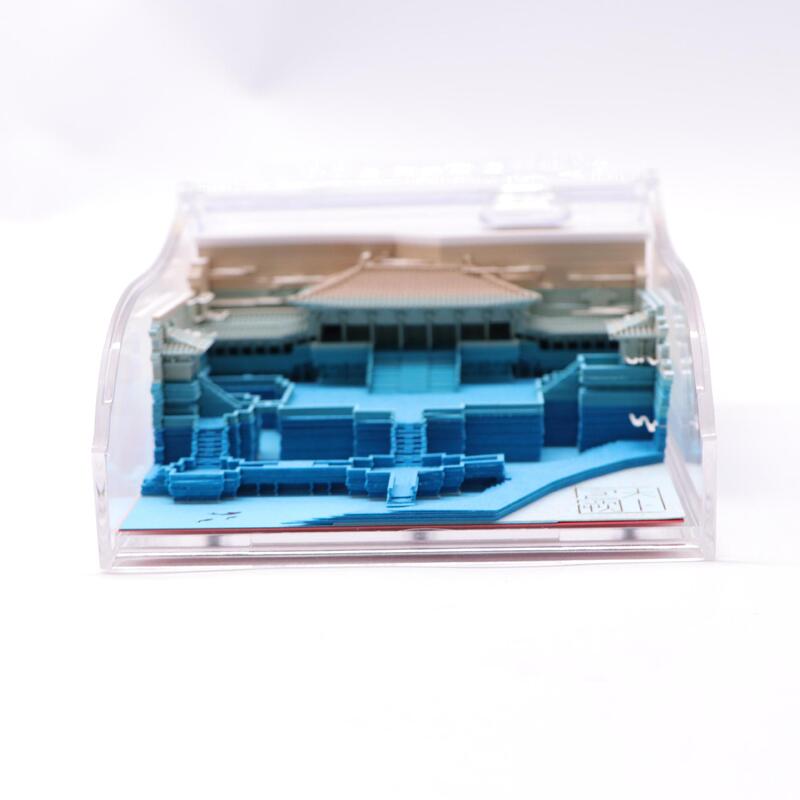 国風宮殿建築立体便箋本創意3d便箋紙彫刻プレゼント源工場3d芸術付箋|undefined