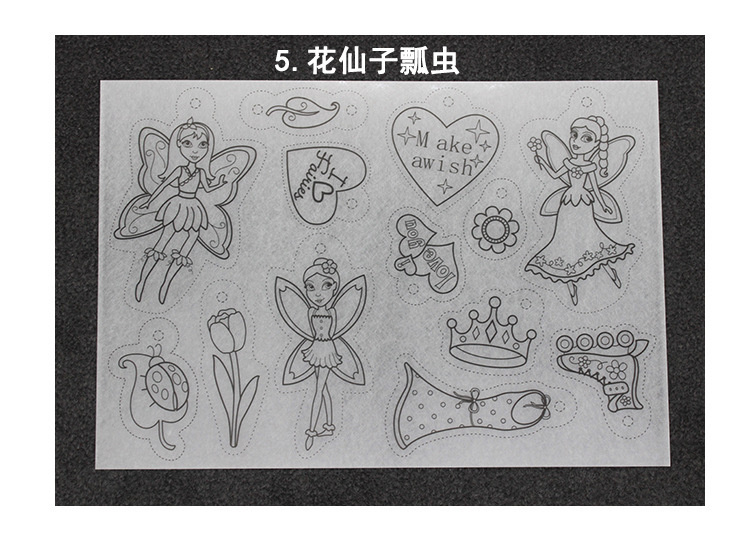 充填熱収縮シートshrinky dinks手作りDIY部品収縮シートスライス熱収縮シートクロスボーダー|undefined
