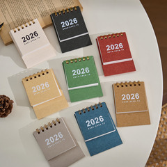 2025-2026年卓上カレンダーシンプル無印風復古ミニins風小カレンダー旧暦のデスクトップ装飾置物