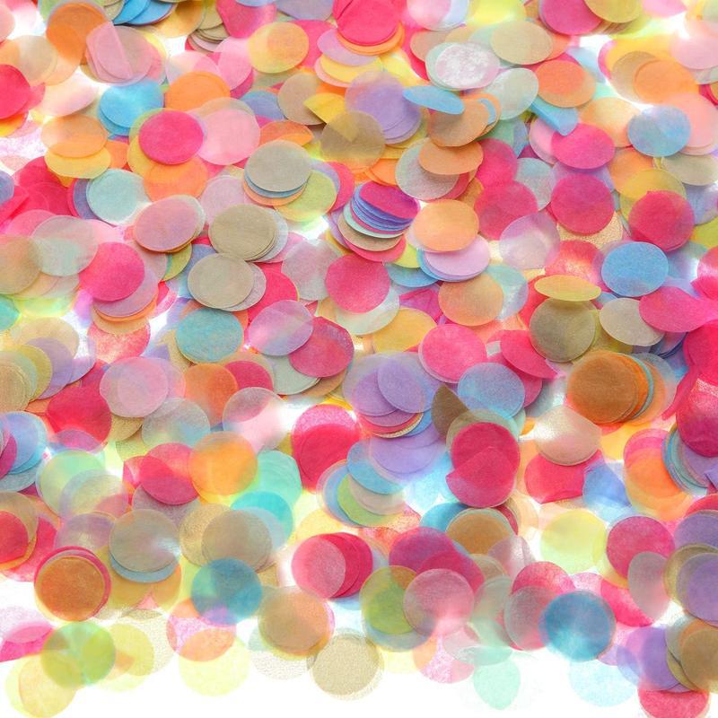 Christmas Halloween Round Tissue Paper Table Confetti Dots