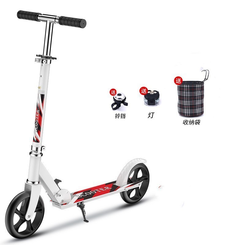 scooter adulto de dos ruedas escuela urbana campus dos plegado para niños adolescentes a scooter