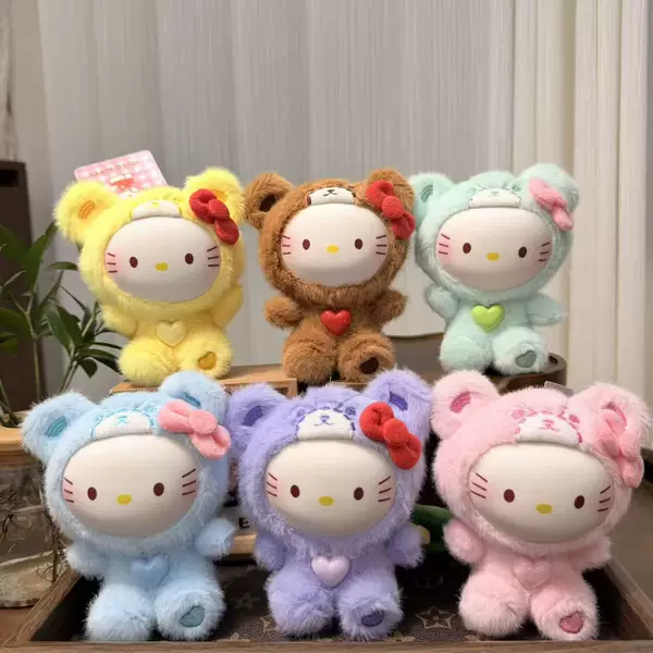Cute New Product Sanrio Hellokitty Heartbeat Holiday Series Pendants Trendy Peripheral Figures Wholesale Gifts