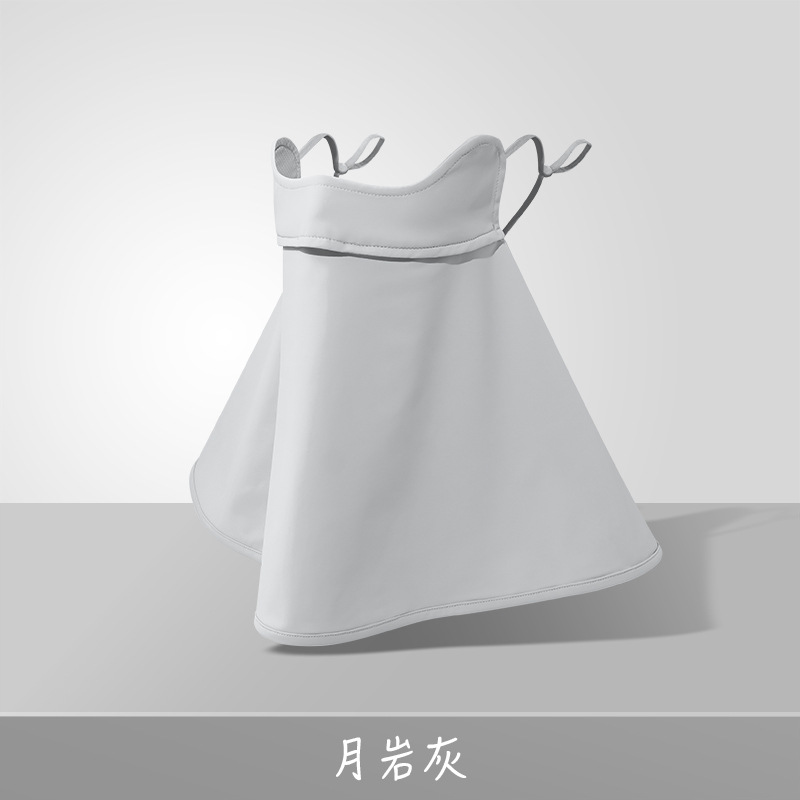 Nylon Ice Silk Sunscreen Mask Outer Golf Neck Guard Anti-Uv Breathable Face Covering Sunscreen Veil Upf50+