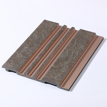 跨境PS发泡护墙板简约轻奢格栅板室内装饰线板凹凸现代风格护墙板