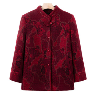 Grandma Winter Coat Women and the Elderly Imitation Mink Fleece Coat Mother fleece-lined Thickened Winter Warm Clothes