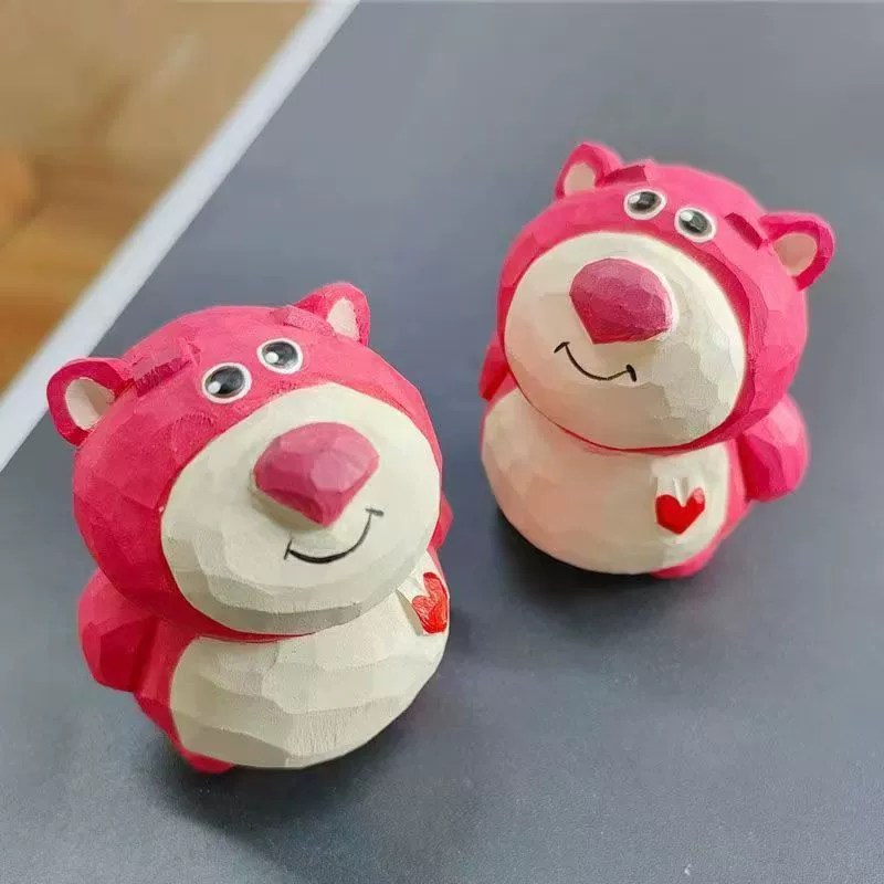 Симпатичная фуксия клубника, ручка стола с животными, для рукоделия, подарок на день рождения