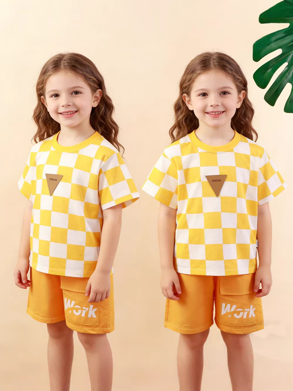 Children's sleeves, cotton summer set, shorts for boys, trousers, T-shirt, children's clothing 4