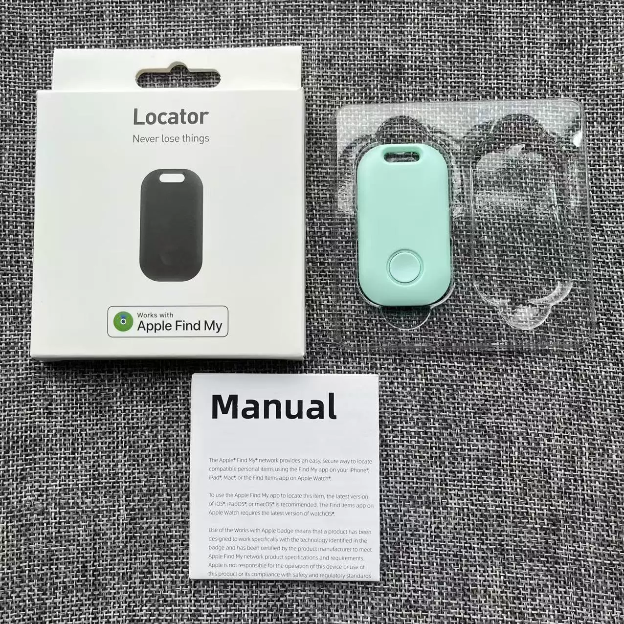 [长方形FindMy智能定位查找器贵重物品防丢器寻物钥匙钱包追踪定位]