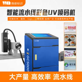 UV彩色喷码机厂家 食品纸箱打印机器 二维码条形码 高解析喷码机