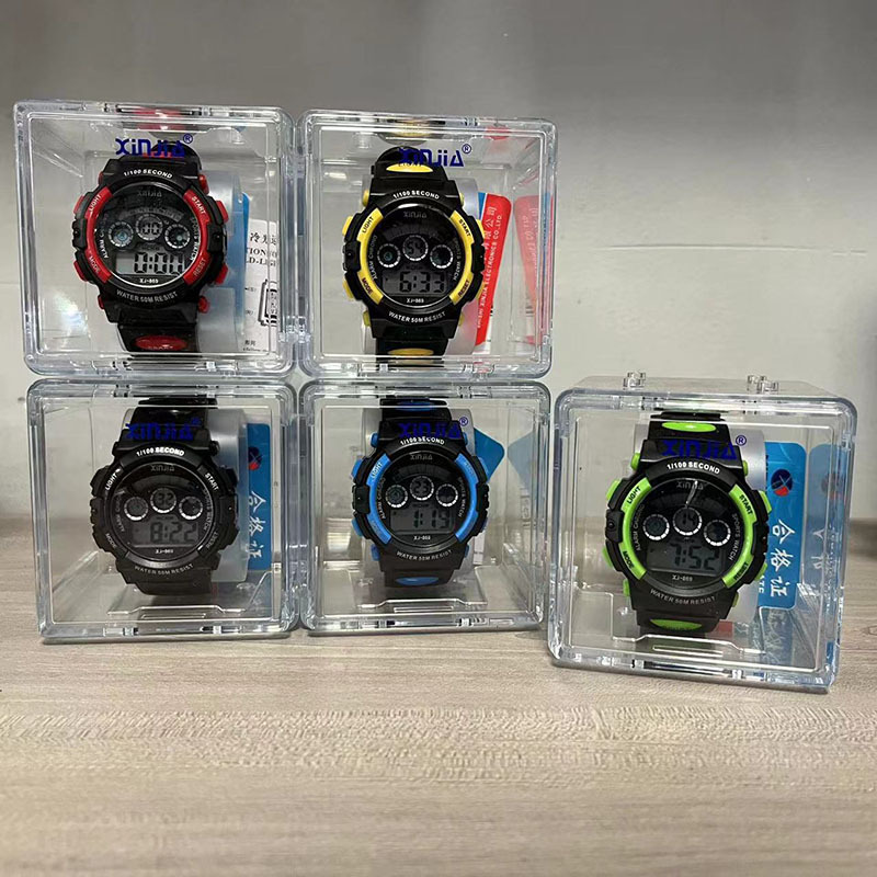 Xinjia 869 Student Children Sports Electronic Watch Chronograph Digital Display Waterproof Watch Electronic Watch Xinjia 869 Student Children Sports Electronic Watch Chronograph Digital Display Waterproof Watch Electronic Watch